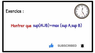 Analyse 1 les nombres réels la borne supérieure Sup et la borne inferieure Inf [upl. by Carin470]