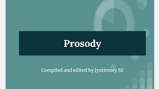 Introduction to Prosody prosody scansion [upl. by Aicilif]