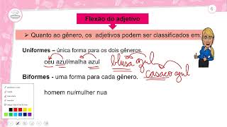 861  ADJETIVO E LOCUÇÃO ADJETIVA  PORTUGUÊS  1º ANO EM  AULA 8612024 [upl. by Milewski279]