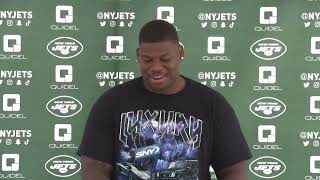 quotExcited For The Talent amp Competitionquot  Quinnen Williams Media Availability  New York Jets  NFL [upl. by Nappie]