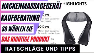 Die besten Massagegeräte für den Nacken im Test so wählen Sie das richtige Produkt aus dem Vergleich [upl. by Adnirem]