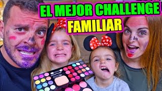 EL MEJOR CHALLENGE FAMILIAR GISELE CASI ME SACA UN OJO ·VLOG· [upl. by Onimixam]