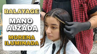 BALAYAGE en CABELLO CORTO morena ILUMINADA fórmulas y TUTORIAL [upl. by Prem]