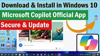 Microsoft copilot official app for windows 10 PC  Download Microsoft Copilot app [upl. by Ariaj]