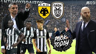 PAOK Today Live ΑΕΚΠΑΟΚ προβλέψεις 11άδας Η εκδρομή στο Μάντσεστερ και ο στρατηγός Καντσελιέρι [upl. by Giralda]