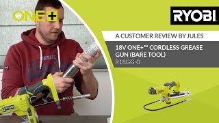 Ryobi 18V ONE™ Cordless Grease Gun R18GG0 [upl. by Nodnnarb940]