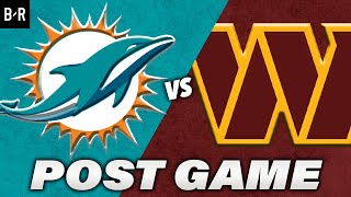 Miami Dolphins vs Washington Commanders Post Game Reaction [upl. by Quent766]