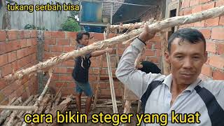 cara bikin steger dari kayu [upl. by Bounds]