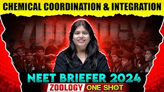 CHEMICAL COORDINATION AND INTEGRATION in 1 Shot  NEET Zoology 2024  NEET Briefer By PW Pathshala [upl. by Geordie82]