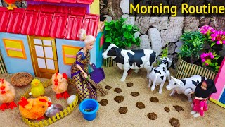 Barbie doll Morning RoutineBarbie show tamil [upl. by Jamnis288]