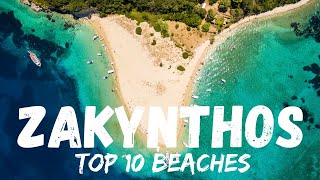 Top 10 Best Beaches in Zakynthos Greece [upl. by Dulcea]