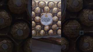 Ferrero rocher chocolate unboxing chocolate shortsfeed rocher ferrerorocher [upl. by Vite]