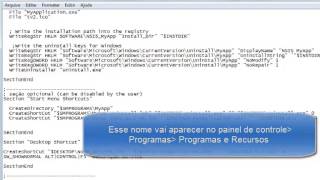 Como fazer um setup com NSIS [upl. by Natlus]