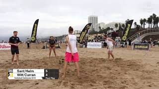 Spikeball Roundnet Nationals 2018  Pool Play  SantHelm vs WittCurran [upl. by Ahseram427]