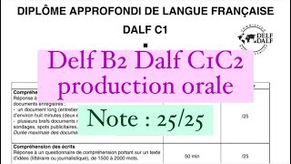 Delf B2 Dalf C1 C2 speaking ⭕️ explained by a Dalf C2 holder [upl. by Benton491]