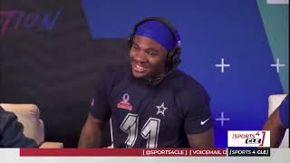 Micah Parsons Takes a Shot at the Browns David Njoku Responds  Sports4CLE 2524 [upl. by Adlesirhc]