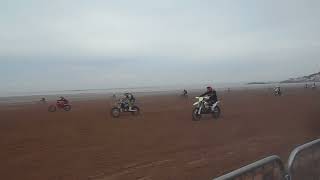 WESTON SUPER MARE BEACH RACE solo start [upl. by Adair423]