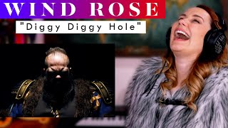 THE CHARISMATIC VOICE  Wind Rose quotDiggy Diggy Holequot Reaction Video  Napalm Records [upl. by Past152]