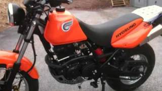 HYOSUNG RT 125 D Karion [upl. by Conchita]