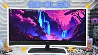 The BEST Budget OLED 34quot UltraWide Curved Gaming Monitor of 2024  INNOCN 34Q1R Review [upl. by Lissi]