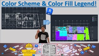 BIMVDC  Color Fill LegendRevit Tutorial [upl. by Esinehs]