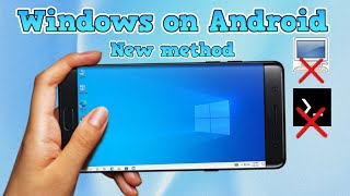 How to install windows on Android  New Fastest method⚡ [upl. by Yeaton]