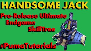 Borderlands The PreSequel Jack The Doppleganger Endgame Skill Tree PumaTutorials [upl. by Deni]