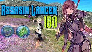 Toram Online  Build Halberd lvl 180  Assasin Lancer [upl. by Bilak779]