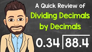 Dividing Decimals by Decimals  Math with Mr J [upl. by Inalem]