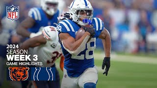 Chicago Bears vs Indianapolis Colts Game Highlights  NFL 2024 Season Week 3 [upl. by Soulier]