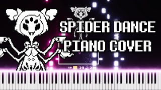 Undertale  Spider Dance  Piano Cover 🎹 [upl. by Hetty905]