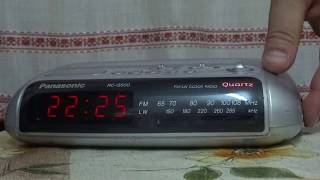 Radio with clock Panasonic RC  Q500 [upl. by Saimon221]