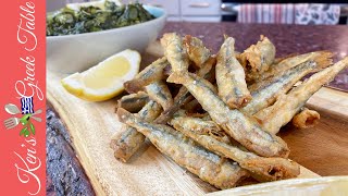 How To Make GreekStyle Fried Smelts [upl. by Durgy]