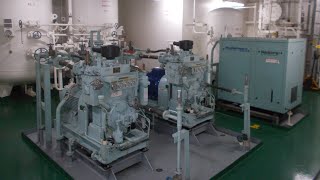 MARINE AIR COMPRESSOR  OVERHAUL  Donghwa Tanabe  SPERRE HV2200 WORKING PRINCIPLE [upl. by Yrrol]