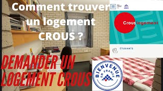 DEMANDE DE LOGEMENT ETUDIANT CROUS Procédures demande de logement étudiant crous [upl. by Nhor]