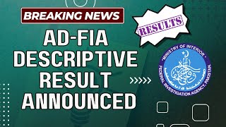 Breaking News ADFIA Descriptive Test Results Revealed Insider Tips for Success in AD FIA Essay [upl. by Tobe513]