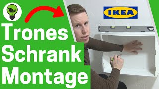 IKEA Trones Montage ✅ ULTIMATIVE ANLEITUNG Wie Trones Schuhschrank Aufhängen amp an Wand Befestigen [upl. by Nottirb]