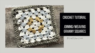 Weaving together Granny Squares [upl. by Lledrac47]