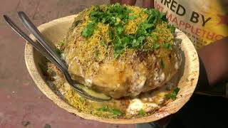 Indias Biggest Kachori  Raj Kachori  Indian Street Food Kolkata [upl. by Yreffej910]