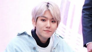 180422 엑소 첸백시EXOCBX 백현BAEKHYUN 사인 대기 Fansign Event 4K 직캠 by 비몽 [upl. by Michaelina246]