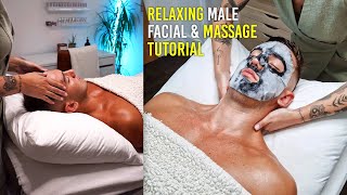 Drift Away With This Relaxing Mens Facial Massage Tutorial [upl. by Ynnod107]