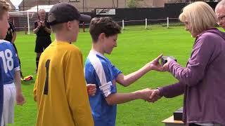 Musselburgh Windsor v Hutchison Vale FC U13 06 05 2018 CupPresentation [upl. by Eentruoc601]