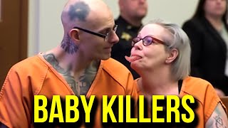 Parents Who Killed Theyre KIDS Reacting To Life Sentences [upl. by Anelys]