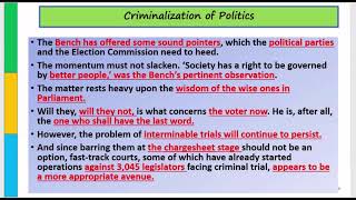 Criminalization of Politics26Sep [upl. by Clein]