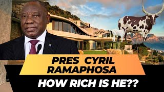 President Cyril Ramaphosa is a stinking rich billionaire  Net worth Houses Cars [upl. by Freya]