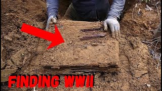 WE WERE LOOKING FOR WWII FINDS BUT WE FOUND A TREASURE  WWII METAL DETECTING [upl. by Vernice]