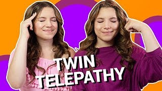 Twin Telepathy Test  The Dambrosio Twins [upl. by Arorua]