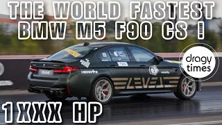 THE WORLD🌍 FASTEST BMW M5 F90CS  14 Mile in 859 sec with 257 kmh [upl. by Theobald]