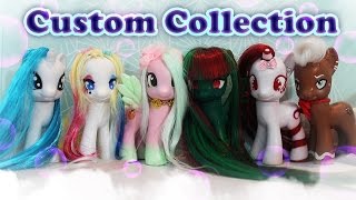 MY LITTLE PONY CUSTOM COLLECTION 20152016 Growth amp Progress MLPcandy mlp toy custom collection [upl. by Neelyt]