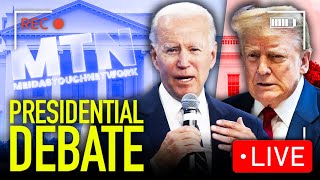 LIVE BIDEN V TRUMP  FIRST PRESIDENTIAL DEBATE OF 2024 [upl. by Accebor469]